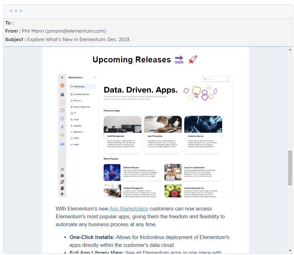 Email 1